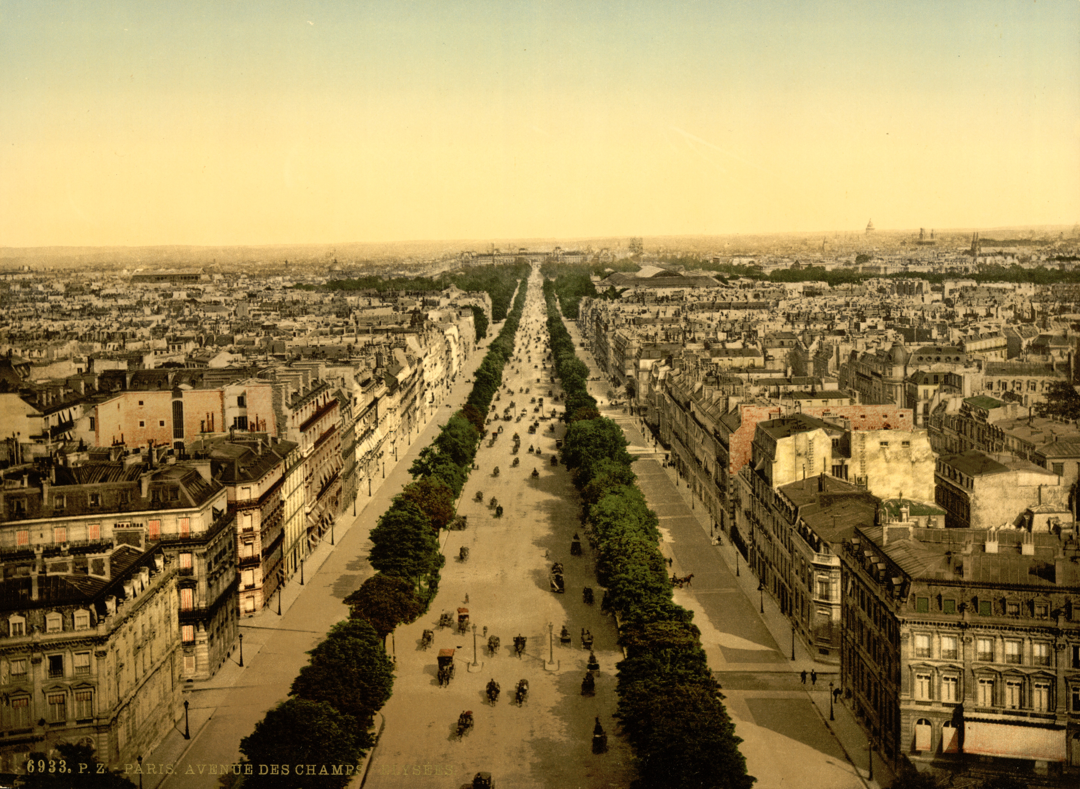 Avenue des Champs Elysees, Paris, France, ca. 1895 (2848557102).jpg
