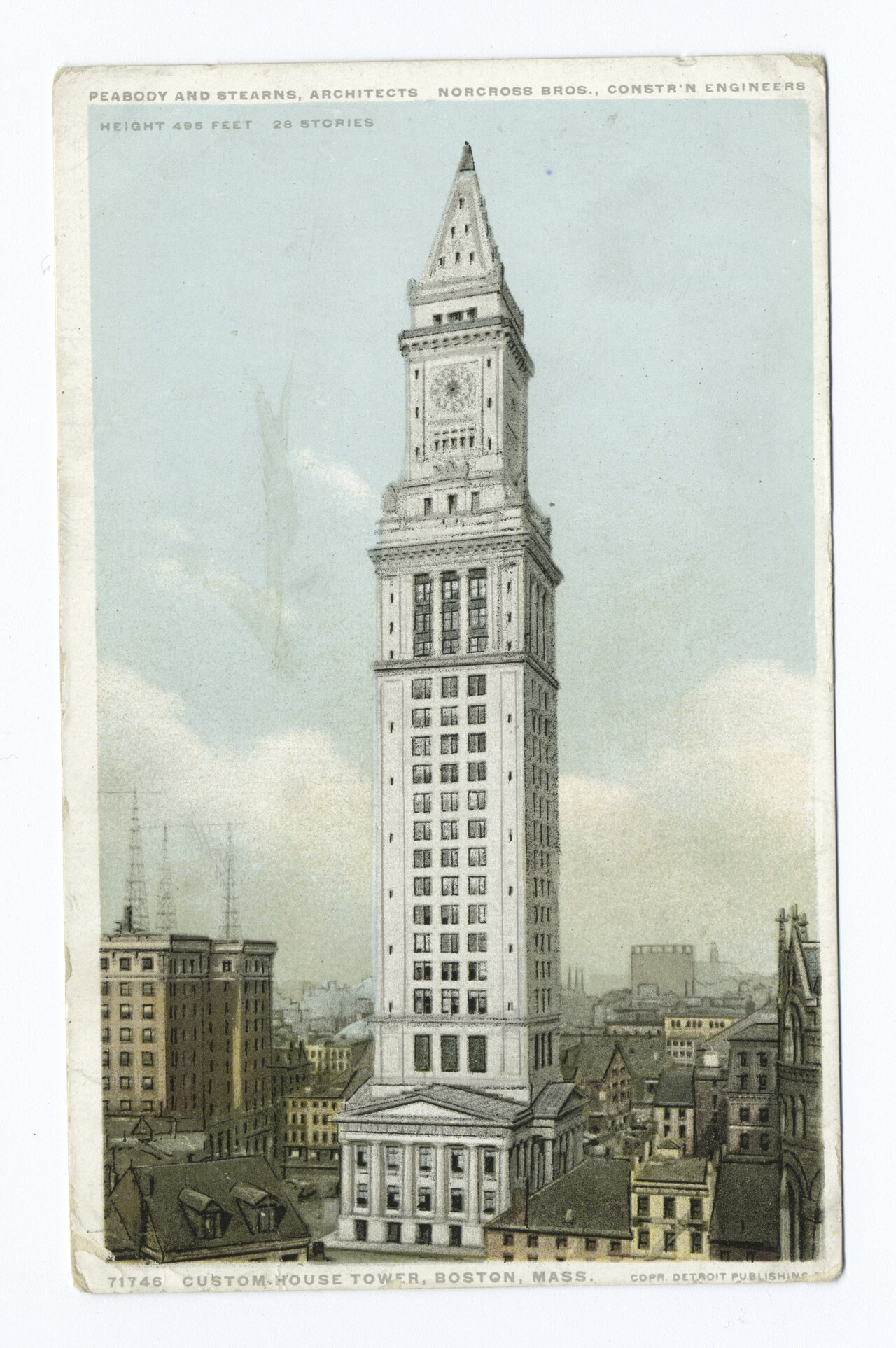 Custom House Tower, c.1915