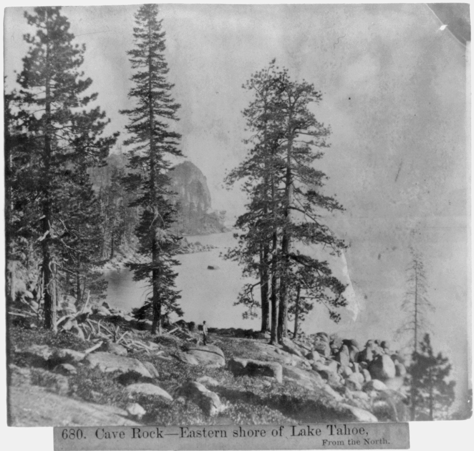 Cave Rock-Eastern Shore of Lake Tahoe, from the North LCCN2002721666.jpg