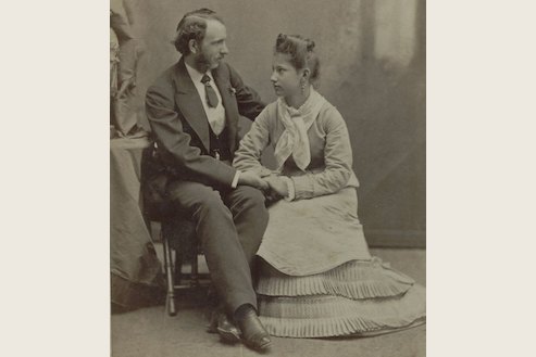 Charles Bundschu and Francisca Gundlach, before the two names became one