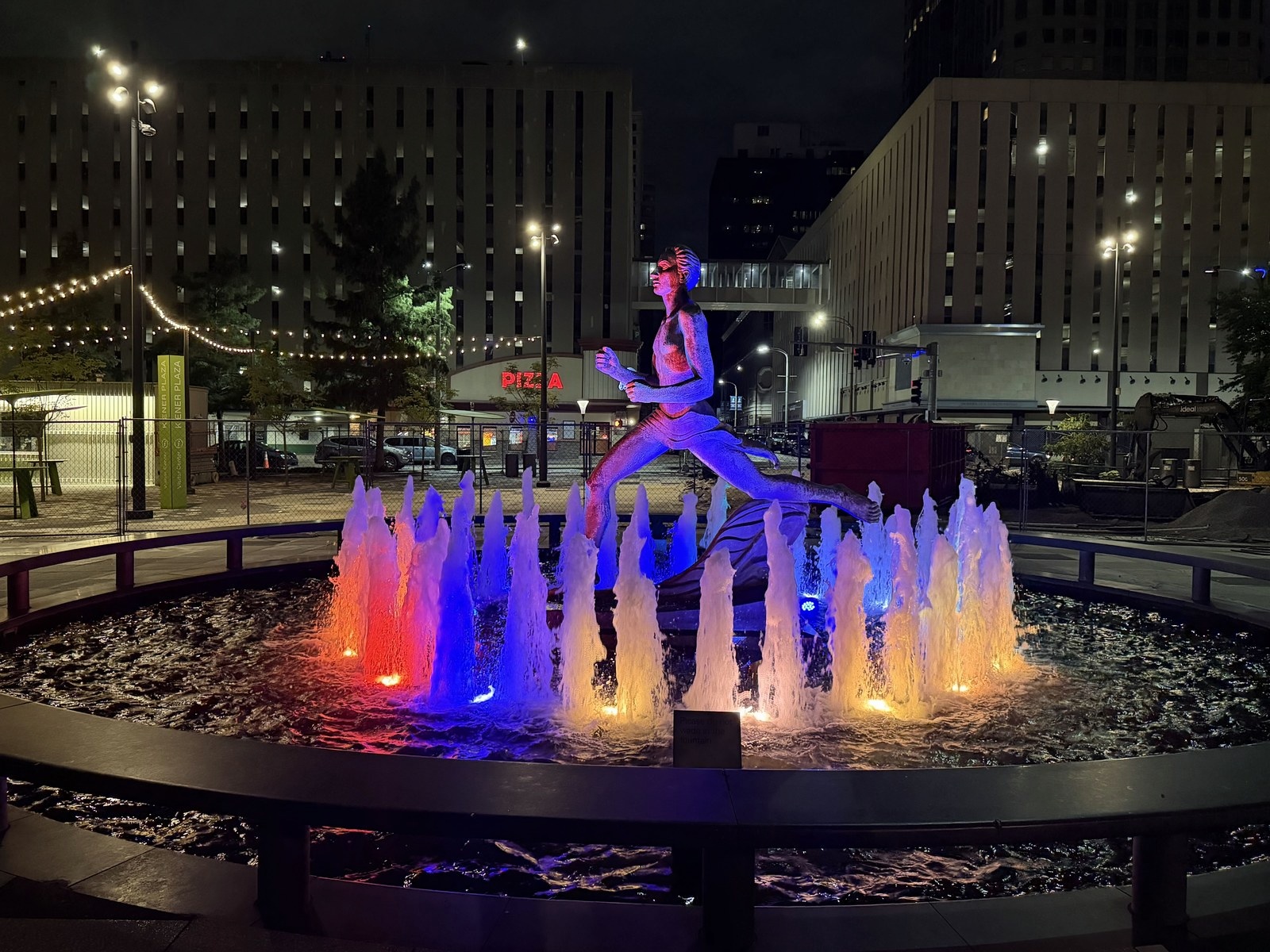 Kiener Plaza & The Runner