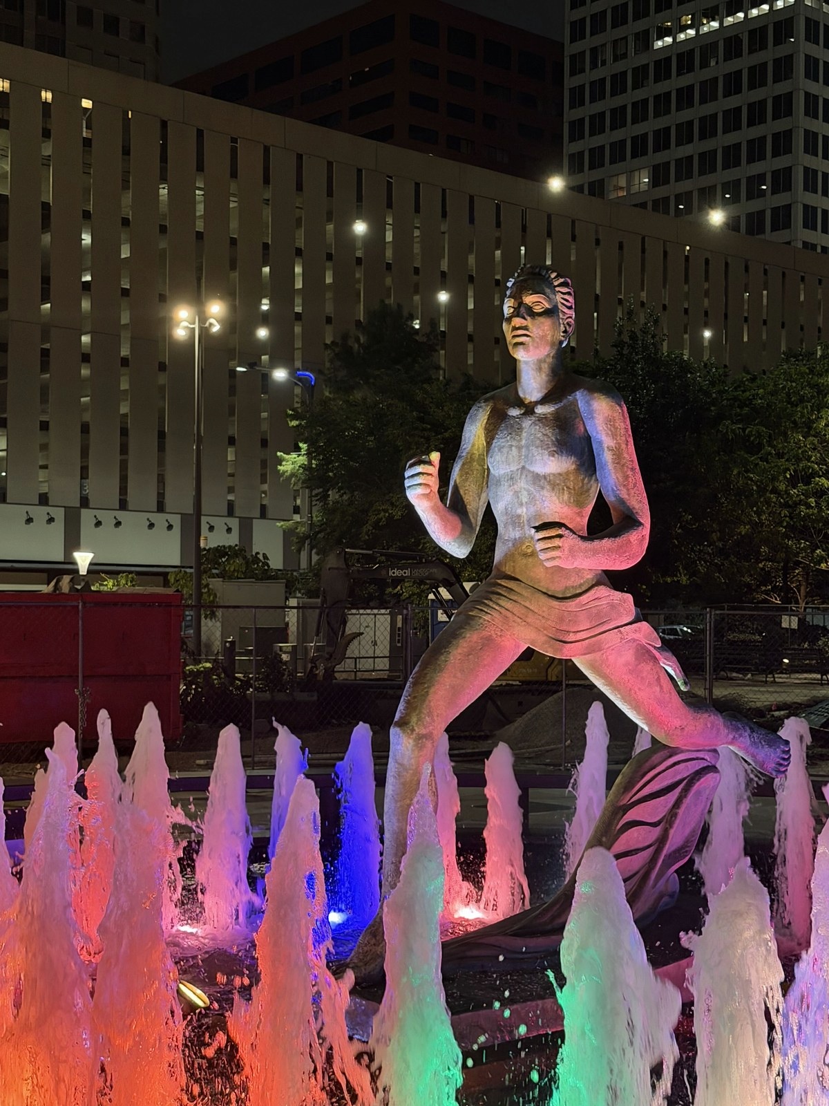 Kiener Plaza & The Runner